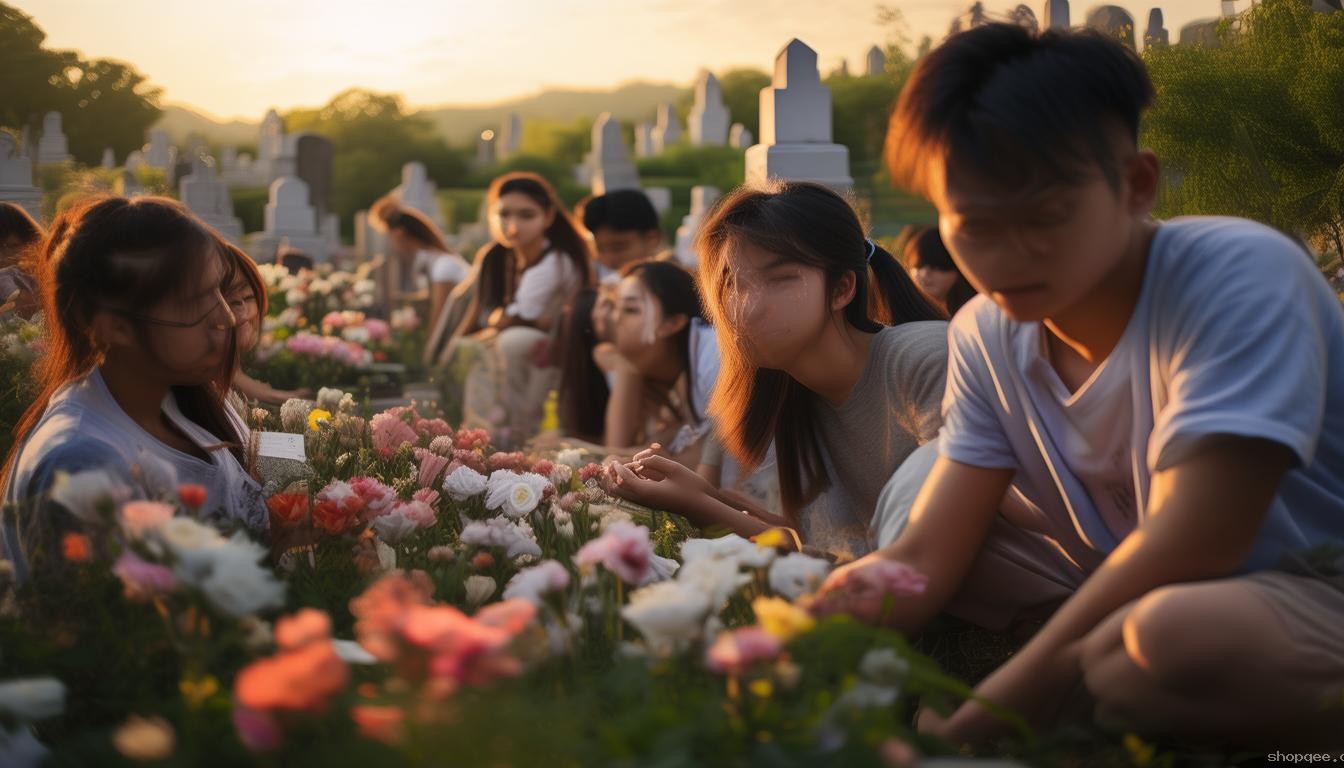 高考后情感缅怀新趋势：直赴墓地成年轻考生选择